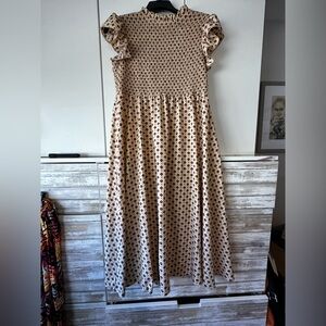 🤍 Boho Smocked Maxi Dress XXL